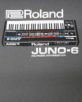 Roland JUNO-6 T-シャツ