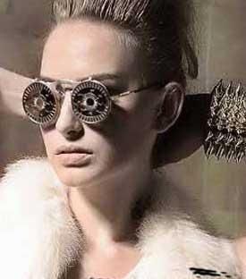 Steampunk Frip-Up Glass