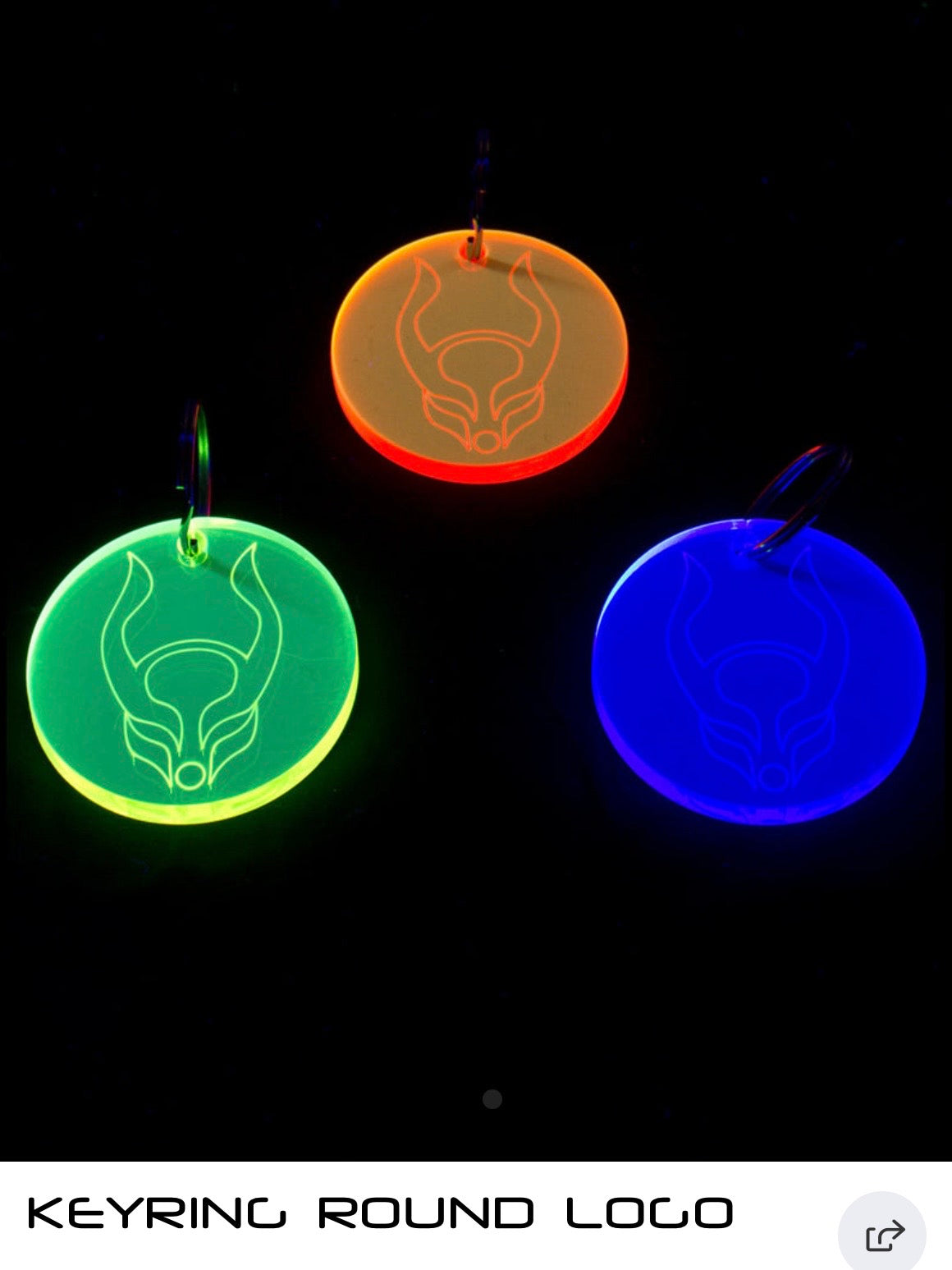 CYBERDOG : Key Ring Round Logo