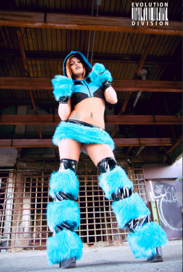 Fur Rave Skirt