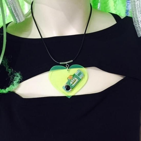 h : Acryl Necklace