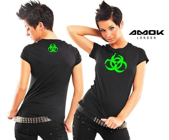 amok ：Hazard  Girls T-Shirts