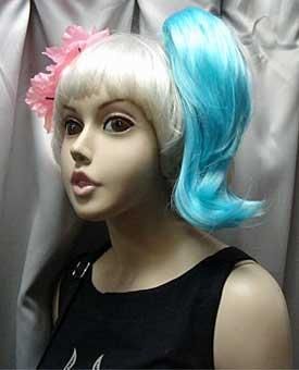 クリップテール付きショートWIG