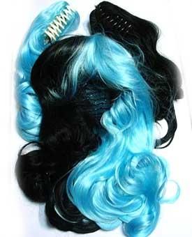 クリップテール付きロングWIG