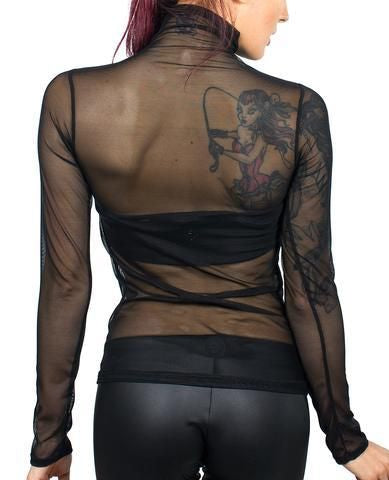CYBERDOG : LAYER MESH L/S TOP RIB CAGE