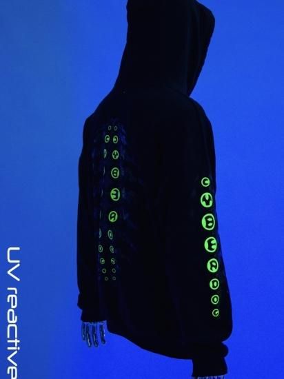CYBERDOG：MENS L/S HOOD GOTHIC EXO