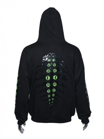 CYBERDOG：MENS L/S HOOD GOTHIC EXO