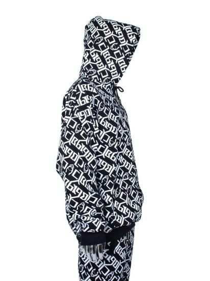 CYBERDOG：OVERSIZE AMBIGRAM AOP HOODY