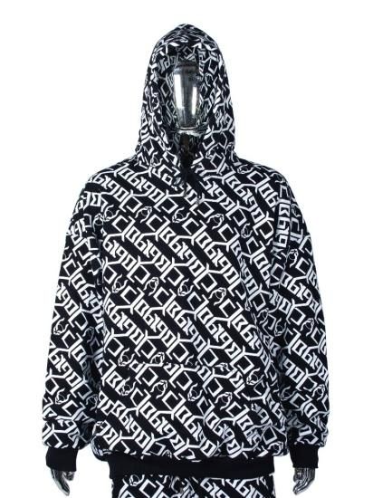CYBERDOG：OVERSIZE AMBIGRAM AOP HOODY
