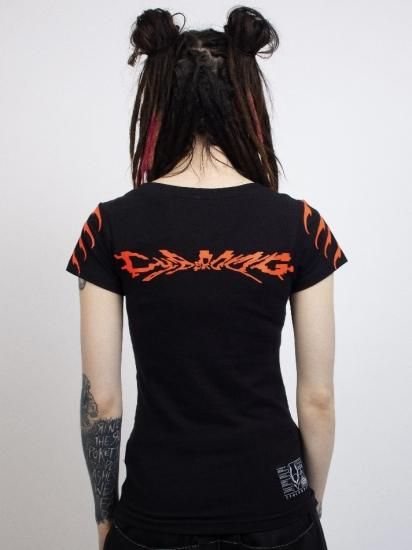 CYBERDOG : Girls S/S Tee Tribal Phoenix