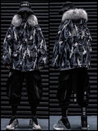 JIYEIND : Big Pockets Pants