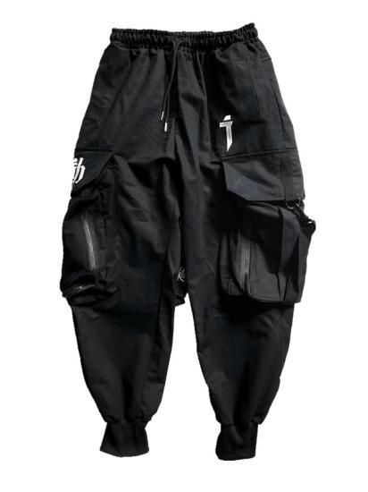 JIYEIND : Big Pockets Pants