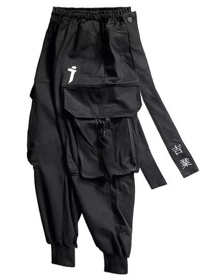 JIYEIND : Big Pockets Pants