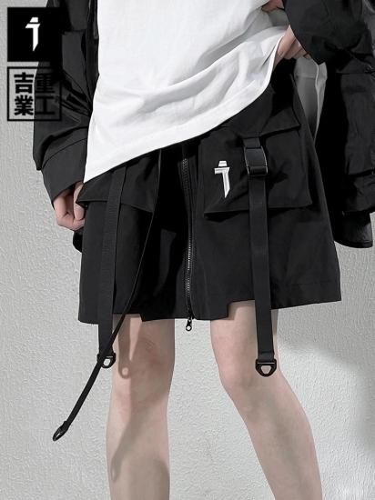 JIYEIND : Belted Fake Skirt
