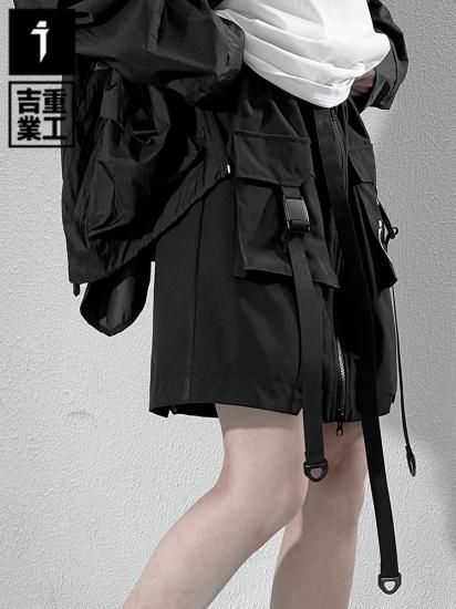 JIYEIND : Belted Fake Skirt