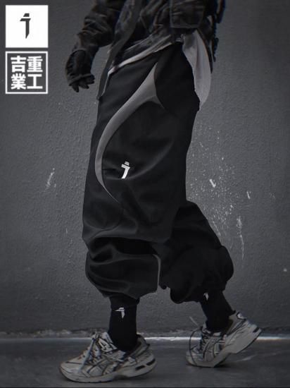 JIYEIND : Bicolor Relax Pants