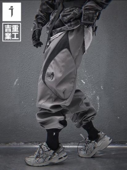 JIYEIND : Bicolor Relax Pants