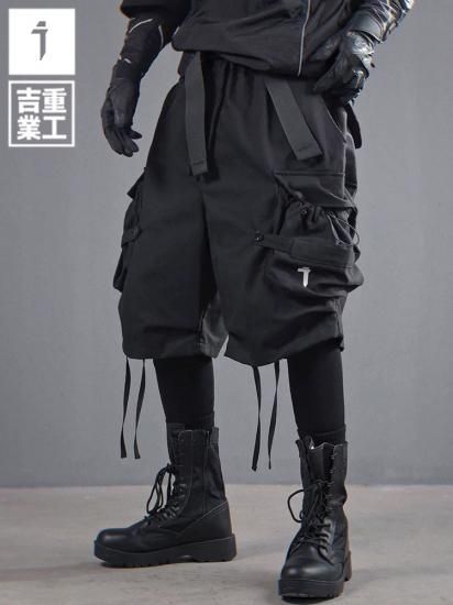 JIYEIND : Loose Pocket Shorts