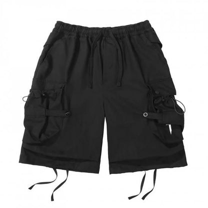 JIYEIND : Loose Pocket Shorts