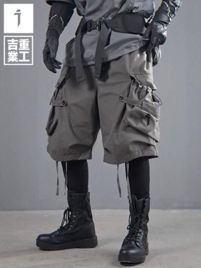 JIYEIND : Loose Pocket Shorts