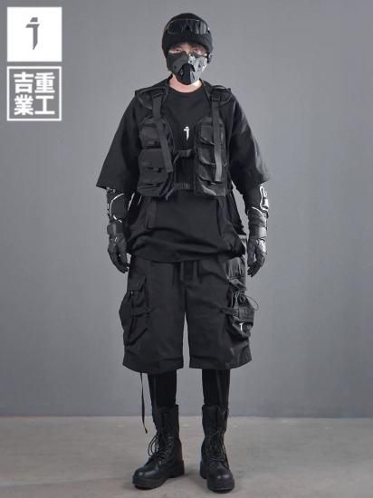 JIYEIND : Loose Pocket Shorts