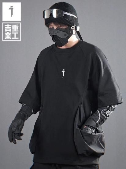 JIYEIND : Loose Pocket Top