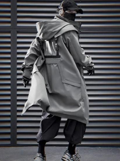 JIYEIND : LONG PARKA COAT