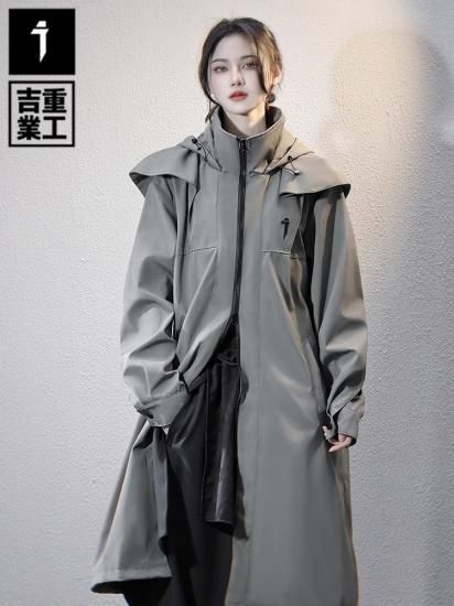 JIYEIND : LONG PARKA COAT