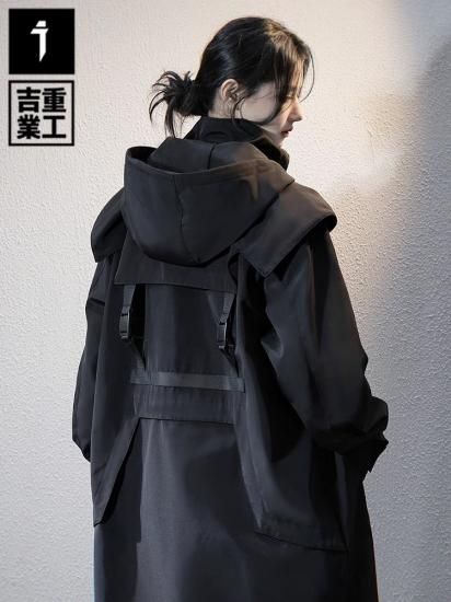 JIYEIND : LONG PARKA COAT