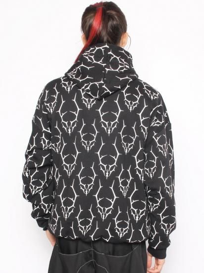 CYBERDOG :  OVERSIZE HOODIE THORNS LOGO