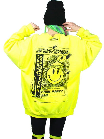 CYBERDOG：OVERSIZE SWEAT WAREHOUSE PARTY