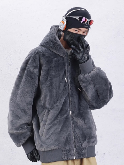JIYEIND : REBERSIBLE JUMPER / SHORTFUR